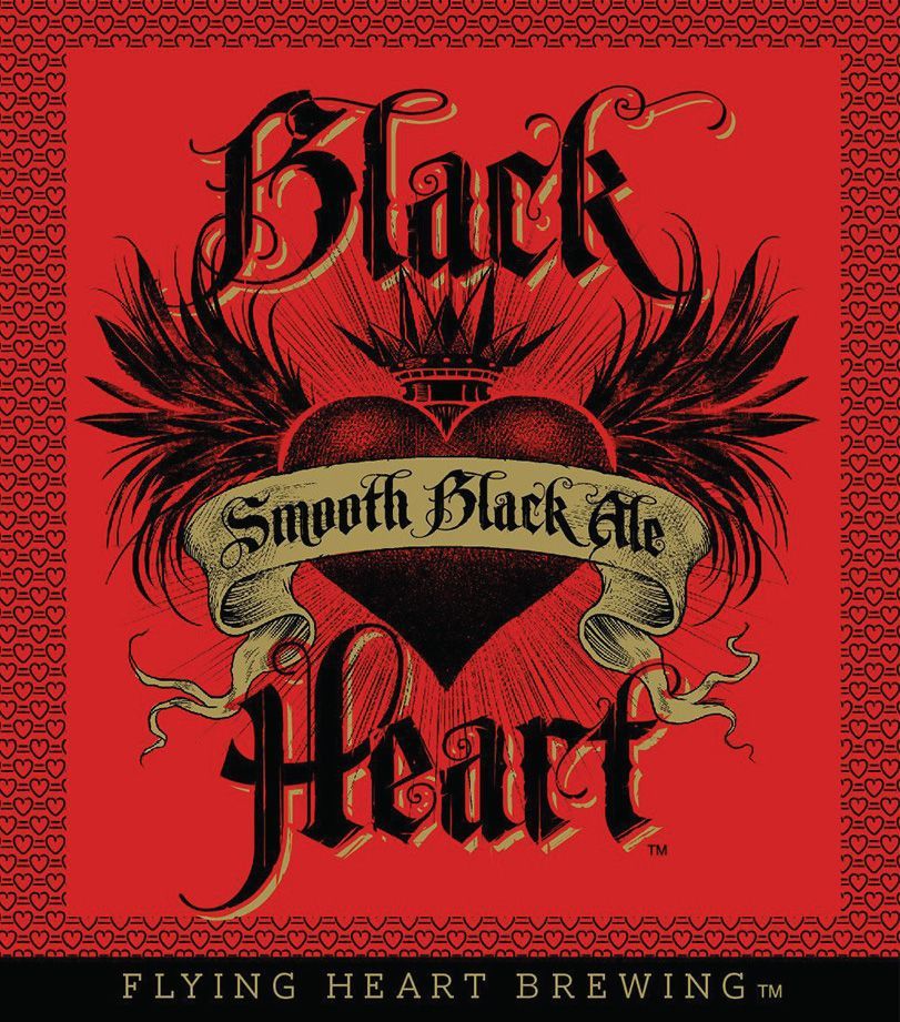 Black Heart Smooth Black Ale — one of Flying Heart’s signature brews alongside their rotating cider options.